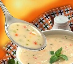 Sopa de cereales pegajosa para la gastritis